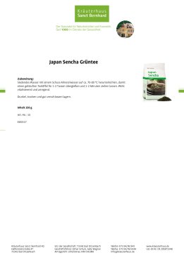 Grüner Tee "Japan Sencha" 150 g