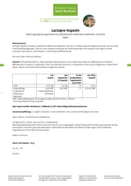 Lactopro-Kapseln 120 Kapseln