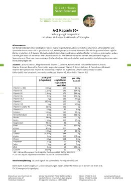 A-Z-Kapseln 50plus 150 Kapseln