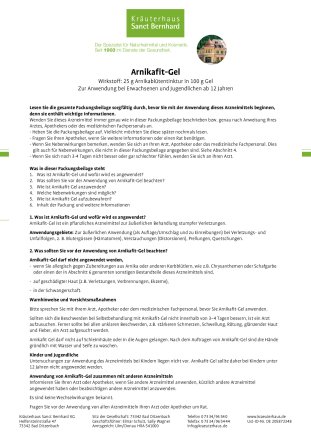 Arnikafit-Gel 3er-Pack 450 g