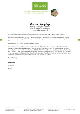 After-Sun Hautpflege 250 ml