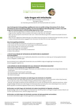 Galle-Dragee mit Artischocke 3er Kurpackung 450 Dragees