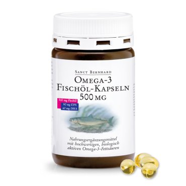 Omega-3 ιχθυέλαιο-κάψουλες 500 mg 120 κάψουλες