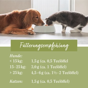 tierlieb Grünlippmuschel-Konzentrat 100 % für Hunde und Katzen 150 g